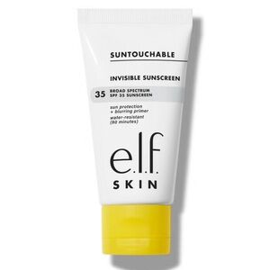 NEW e.l.f. Suntouchable Invisible Sunscreen Sun Protection + Blurring Primer